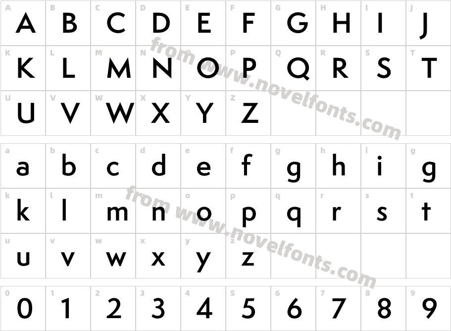 Semplicita Pro SemiboldCharacter Map