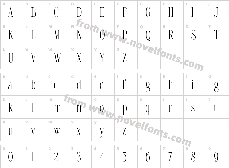 NTVALENTINOCharacter Map