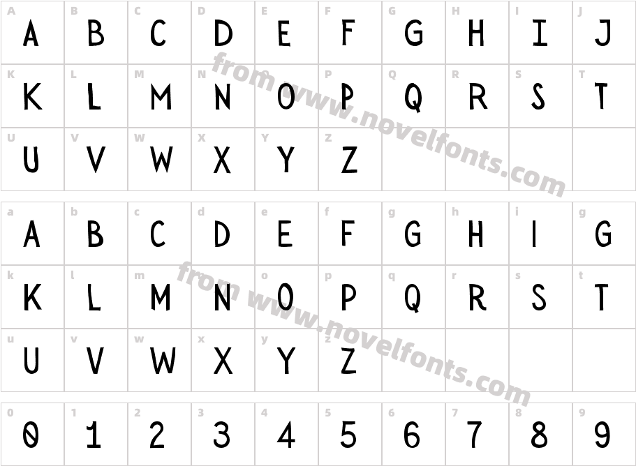 Sensa Wild Trial FillCharacter Map