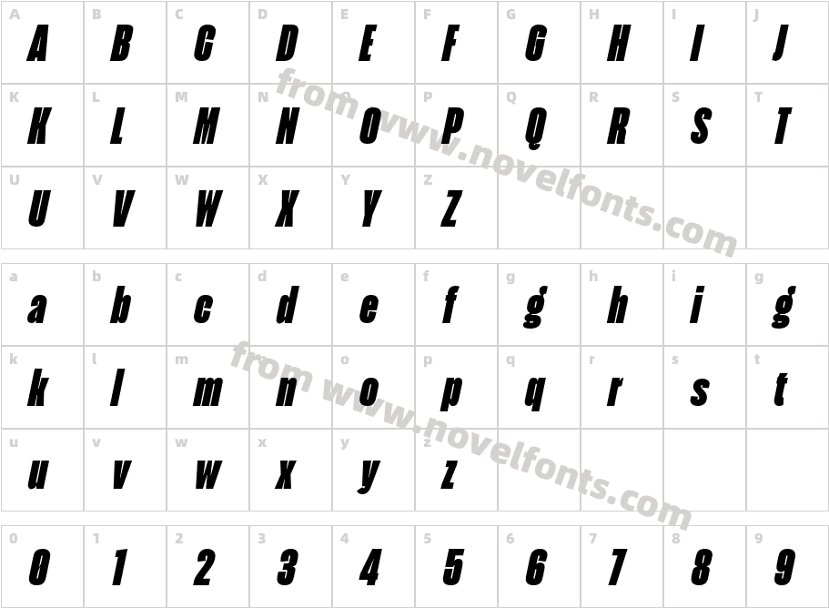Seriguela W05 Poster ItCharacter Map