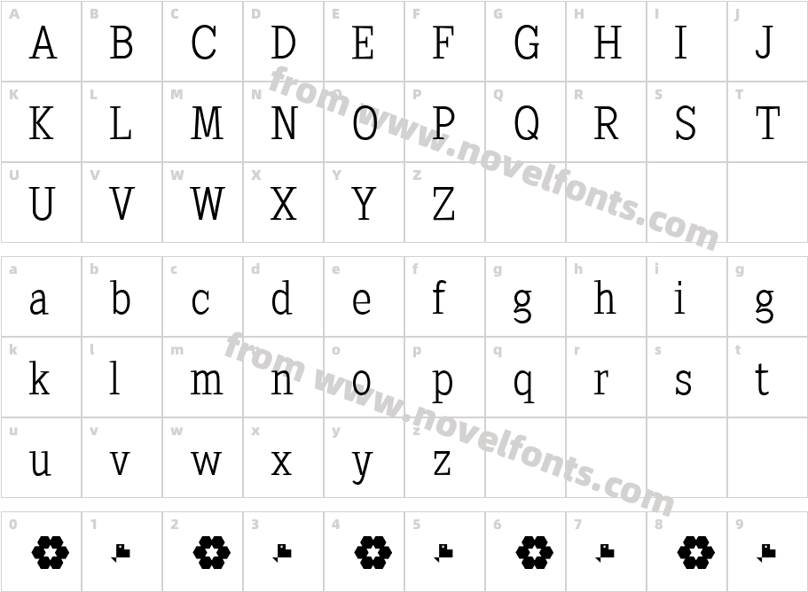 Sextan LightCharacter Map