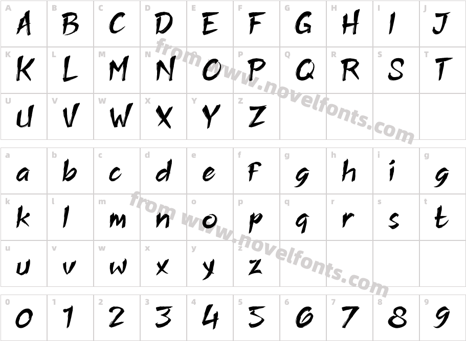 Shadow WhisperCharacter Map