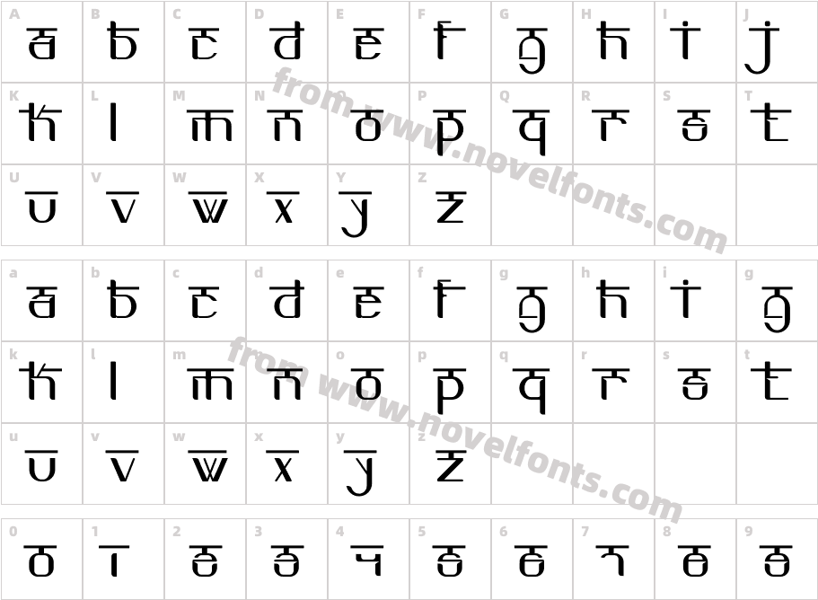Shankar RegularCharacter Map