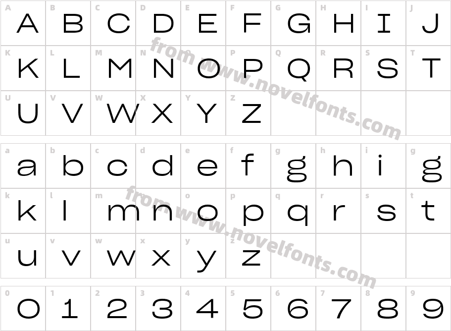 Sharp Grotesk Light 25 RegularCharacter Map