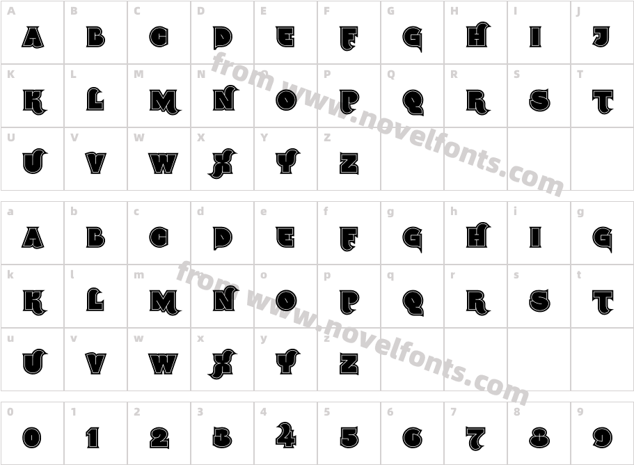 NamskowOrangeCharacter Map