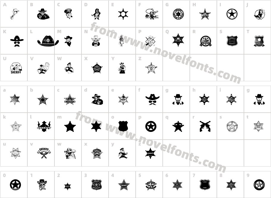 SheriffCharacter Map