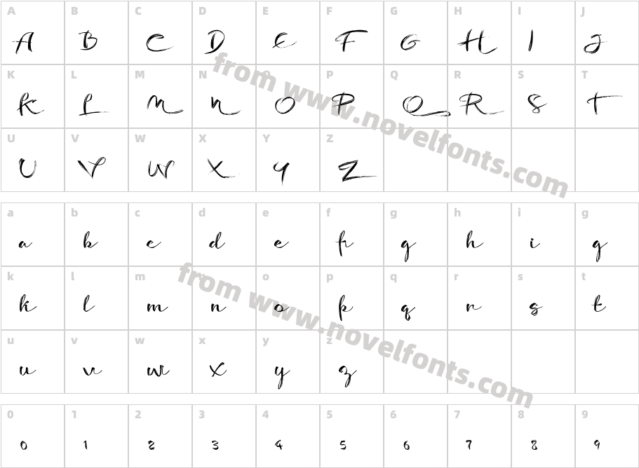 Shizuka Script2Character Map