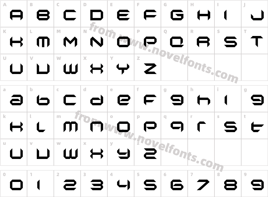 Nano lowCharacter Map