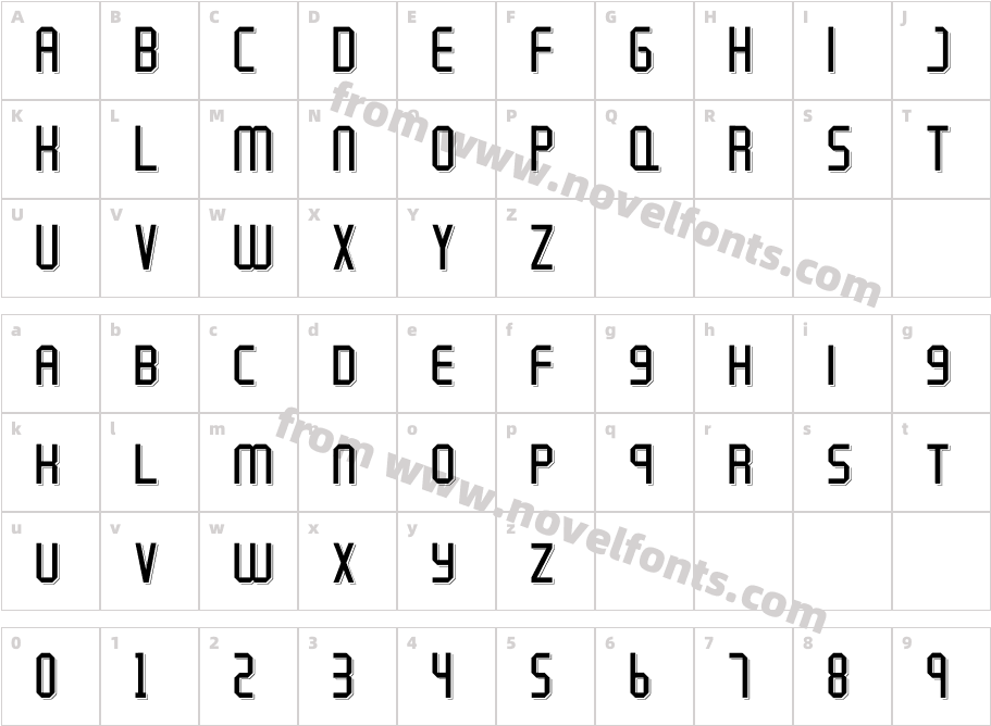 Shut Down ShadowCharacter Map