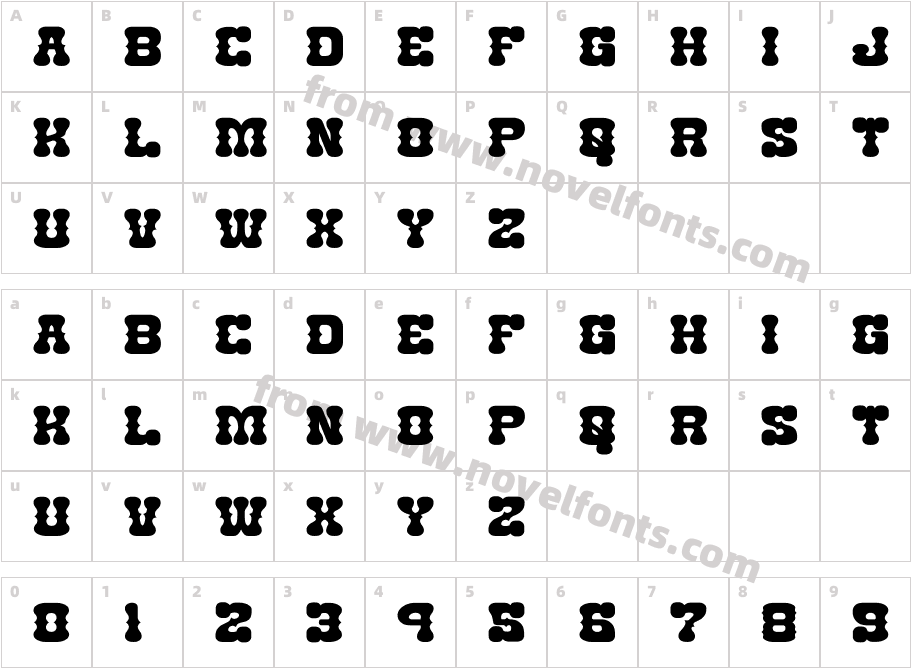 Nantoka WesternCharacter Map