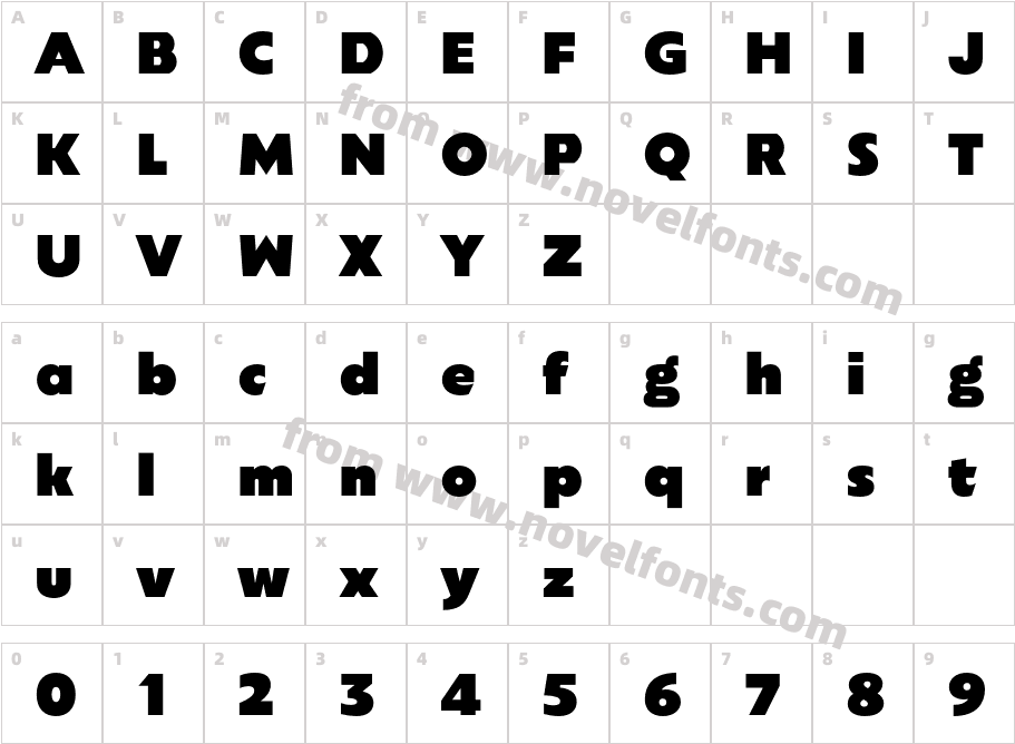 Sigmund PRO BoldCharacter Map