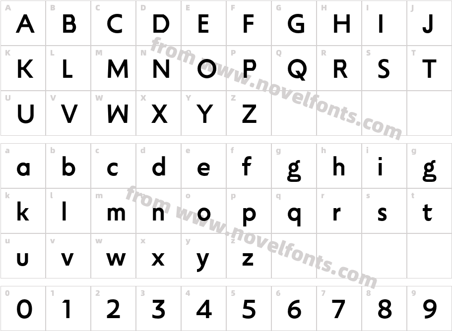 Sigmund PRO RegularCharacter Map