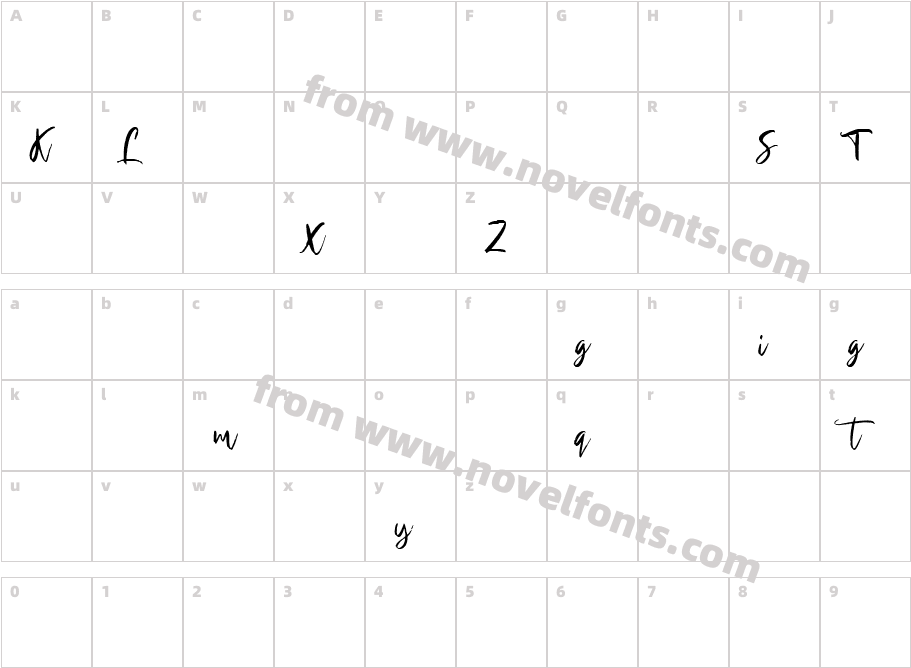 Silver CharmCharacter Map
