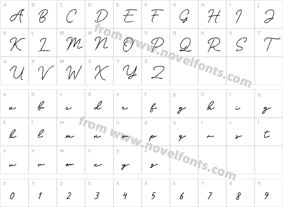 Silverstone TexturedCharacter Map