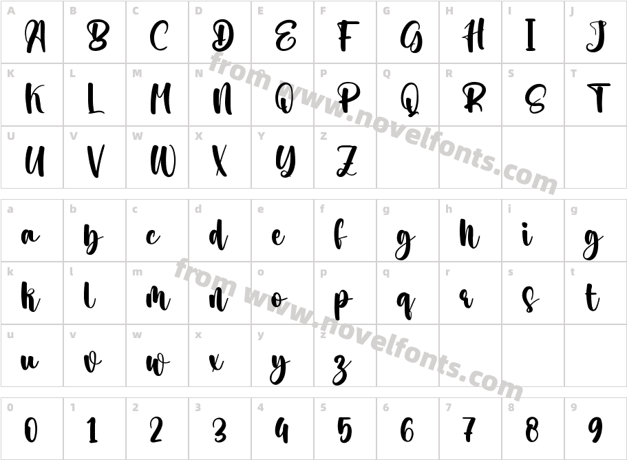 Simple Easter RegularCharacter Map