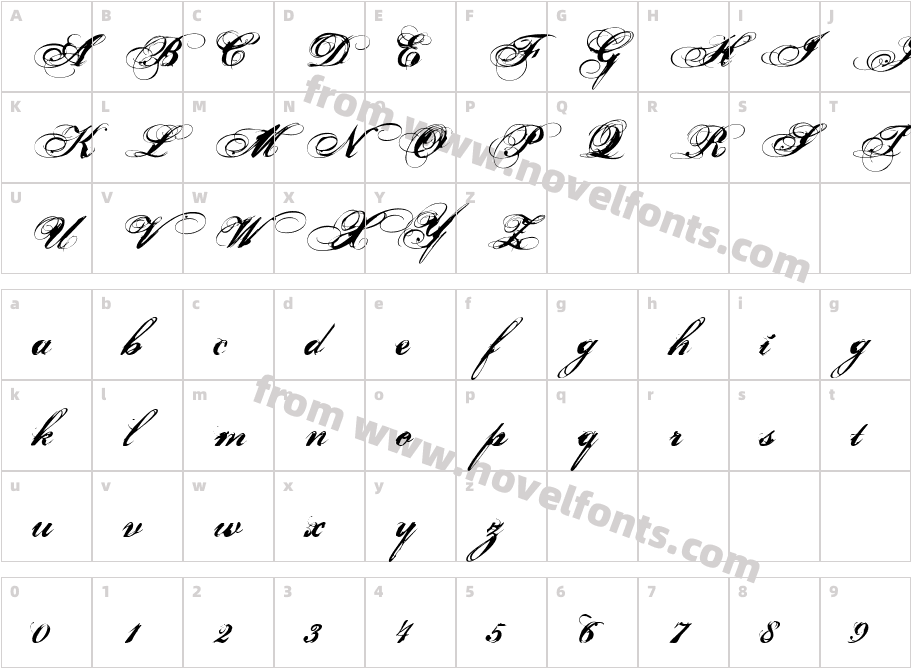 Nars 3Character Map