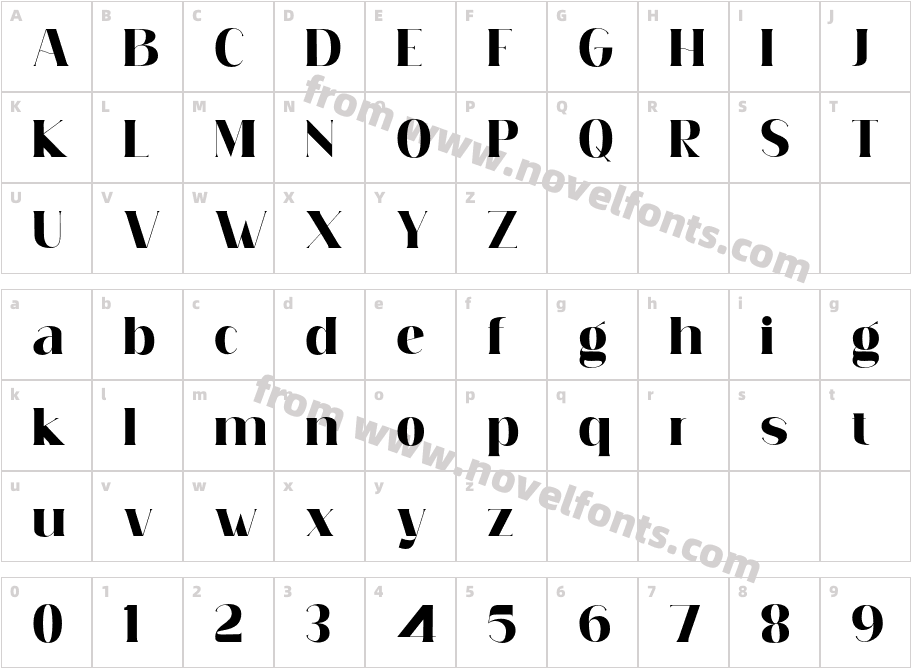 Simply Conception Extra BoldCharacter Map