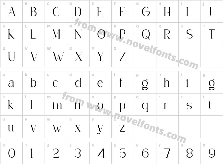 Simply Conception LightCharacter Map