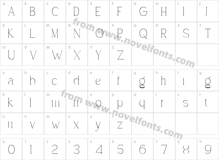 Simply Conception ThinCharacter Map