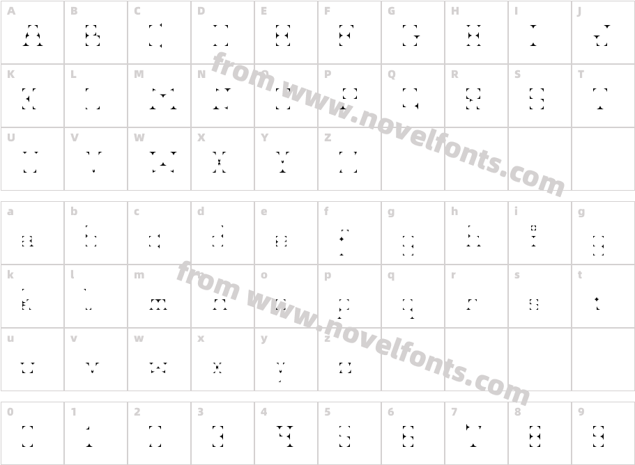 Skeleton RegularCharacter Map