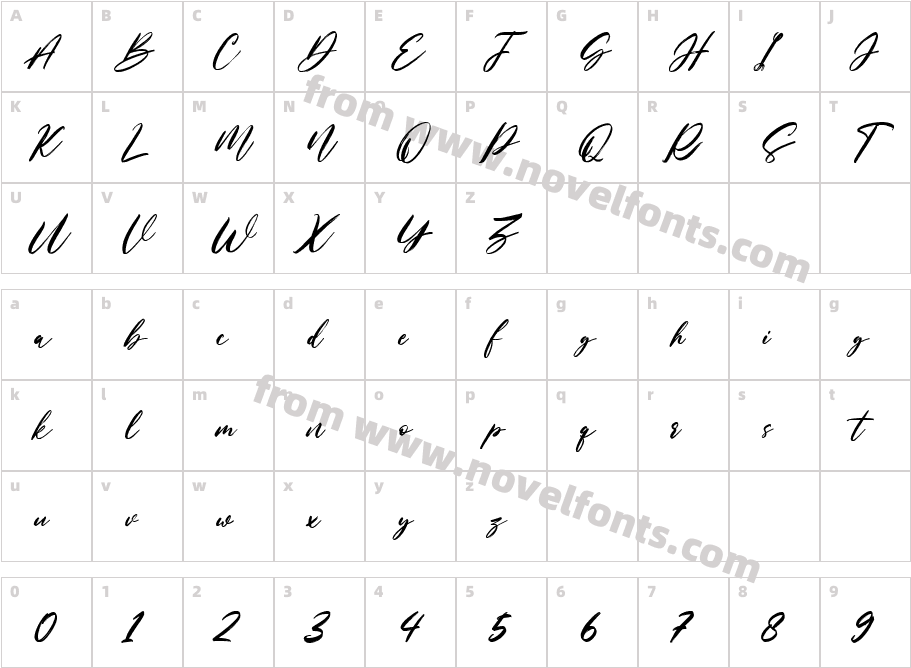 NastyflashyCharacter Map