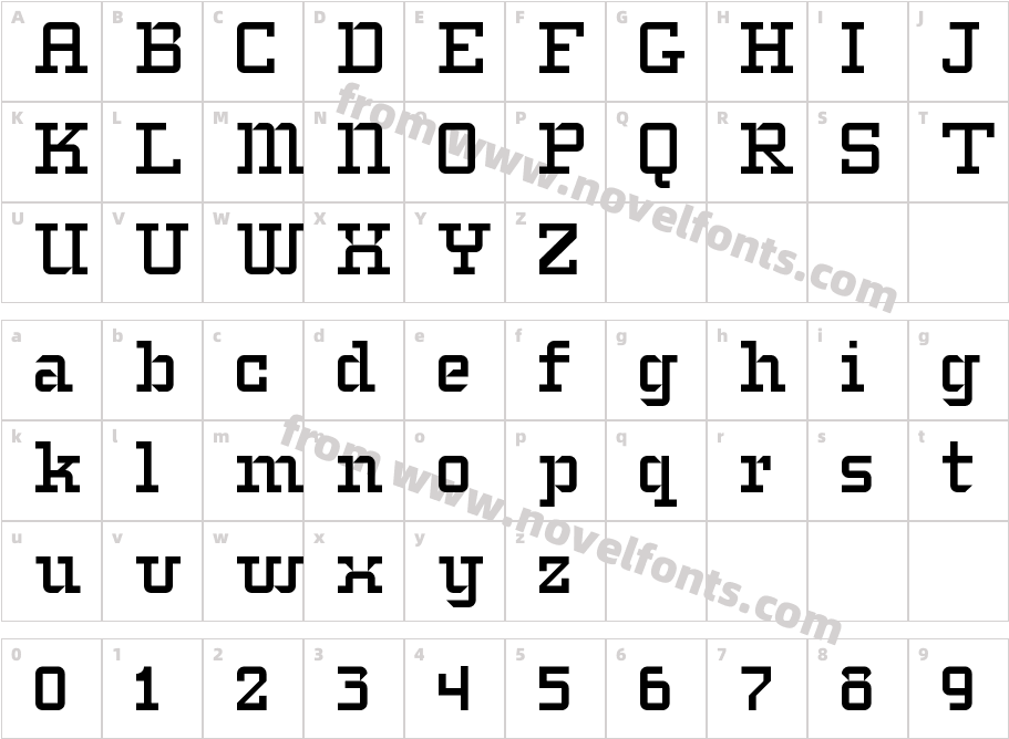 Slab Struct Too RegularCharacter Map