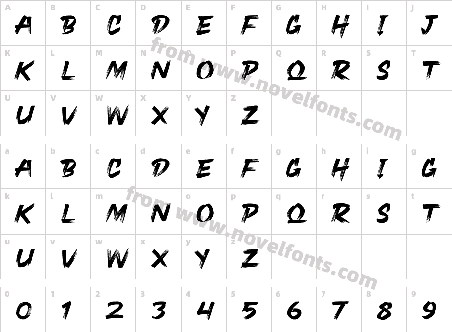 SlaztoneCharacter Map