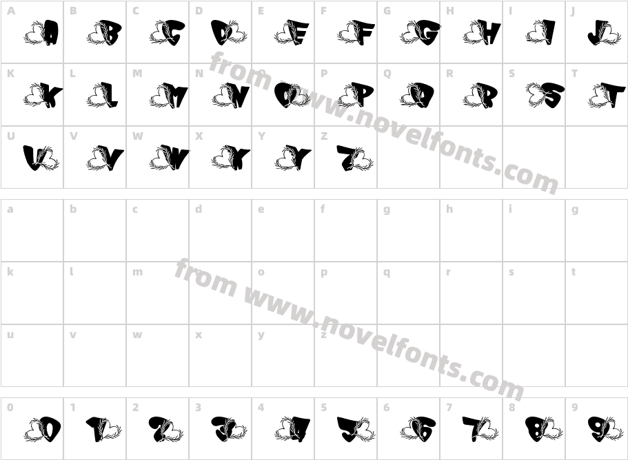 Smile Smile RegularCharacter Map