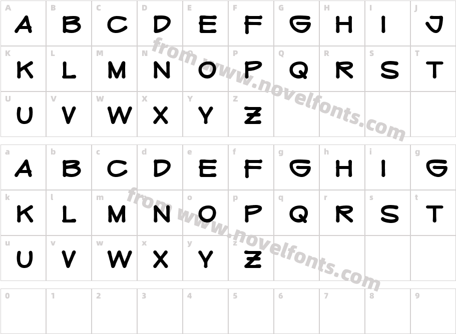 Snatched DisplayCharacter Map