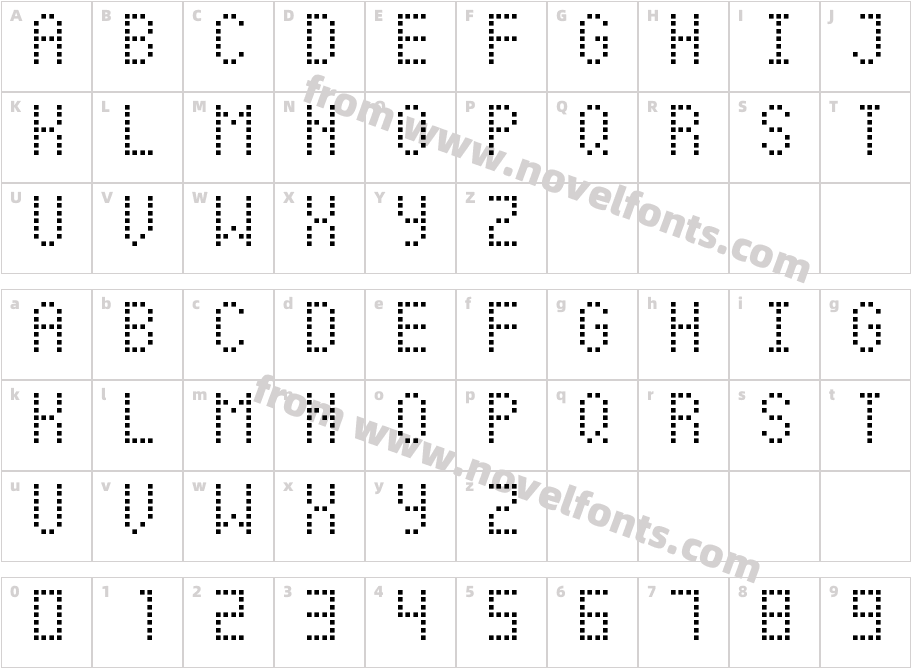 Soccer ScoreboardCharacter Map