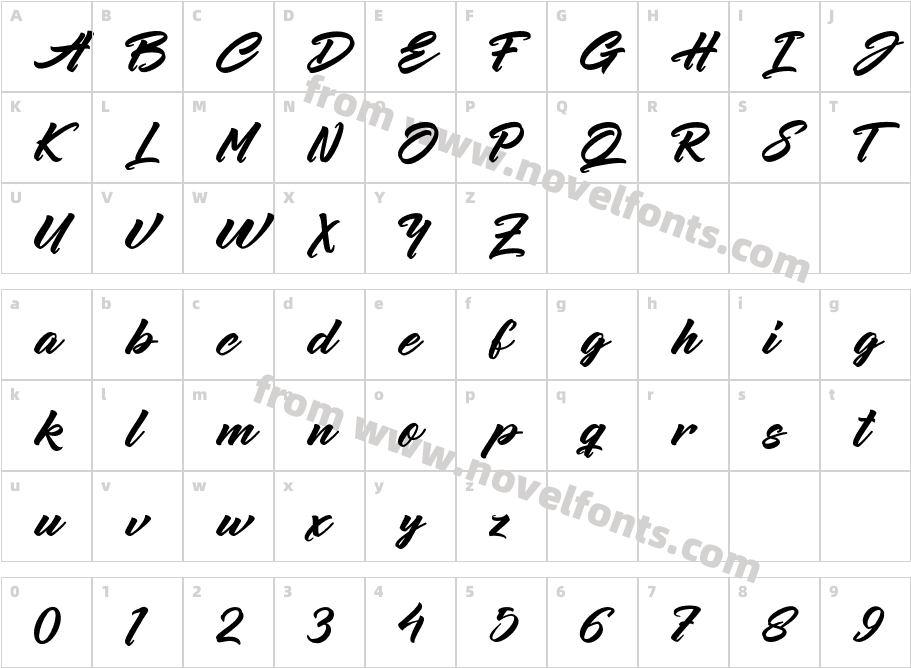 SolitaireCharacter Map