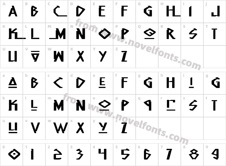 Native Alien ExtendedCharacter Map