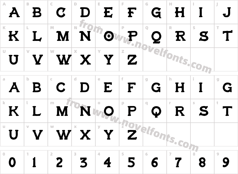 Somare RegularCharacter Map