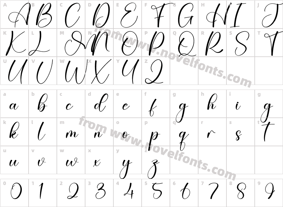 Someday Regular(1)Character Map