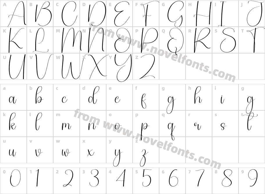 Sometime Regular(1)Character Map