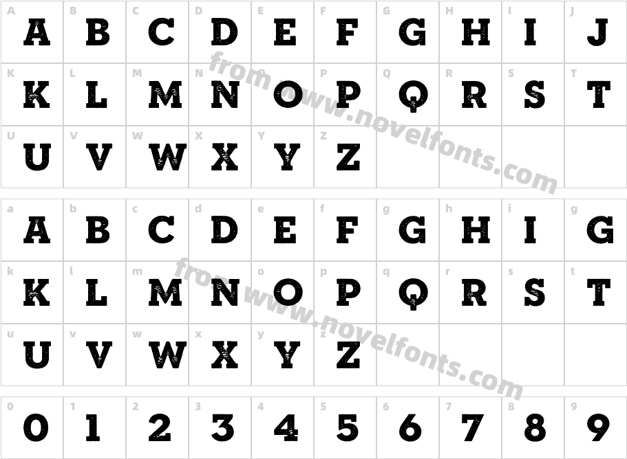 Sonder Slab Black RoughCharacter Map