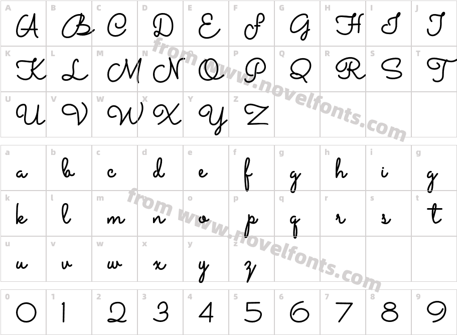 SoukehCharacter Map