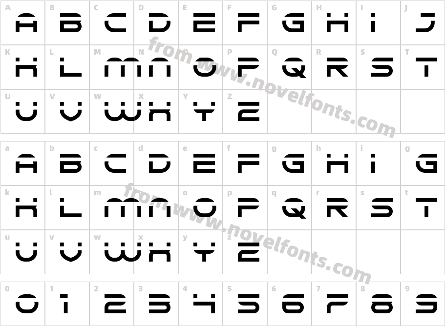 SpeedeasyCharacter Map