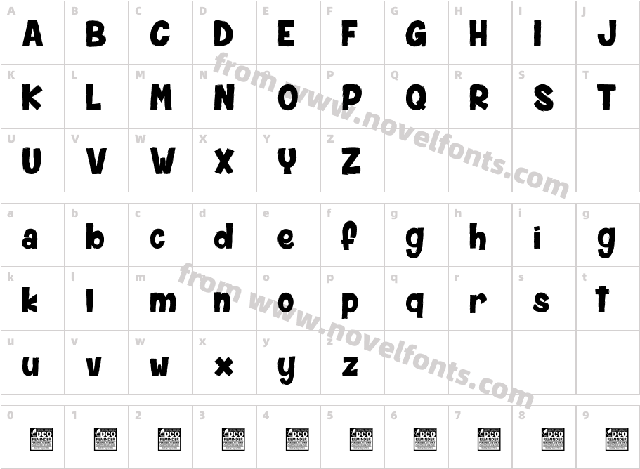 Spider Monkey_ Personal Use OnlyCharacter Map