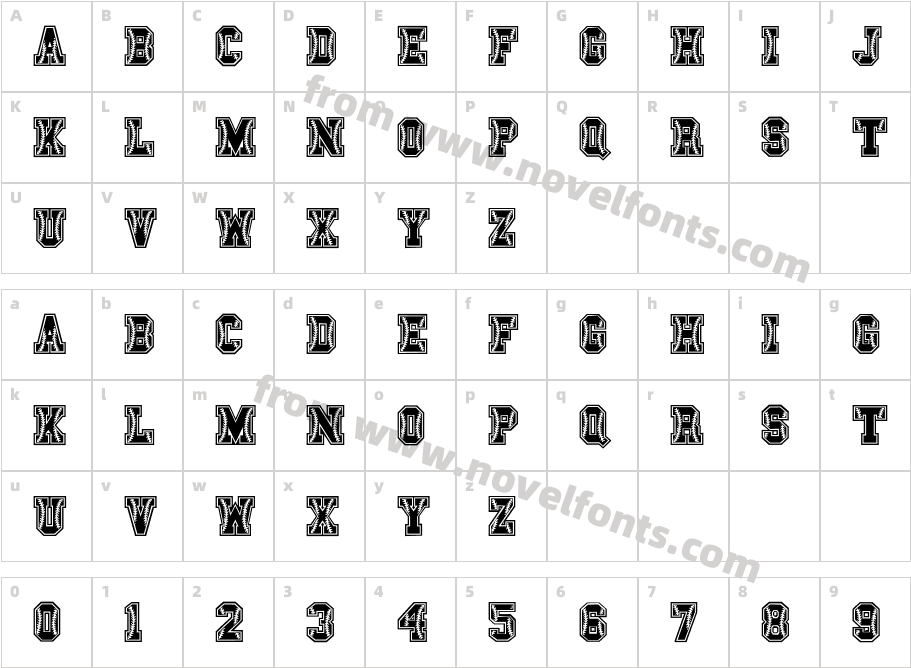Sport Champs Baseball RegularCharacter Map