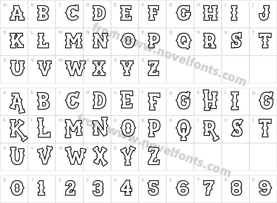 Sportsball Cowboy HollowCharacter Map