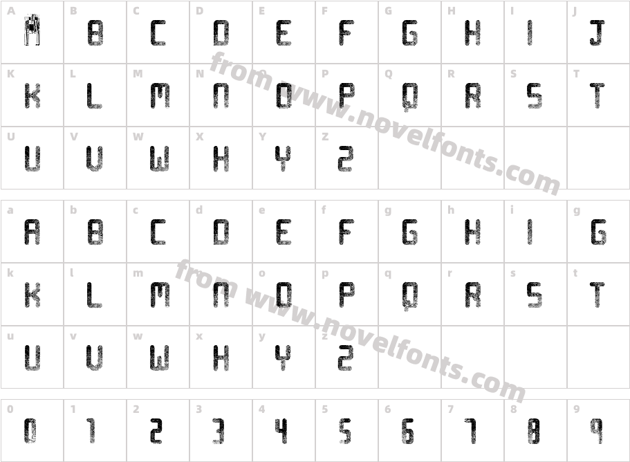 SprinkledCharacter Map