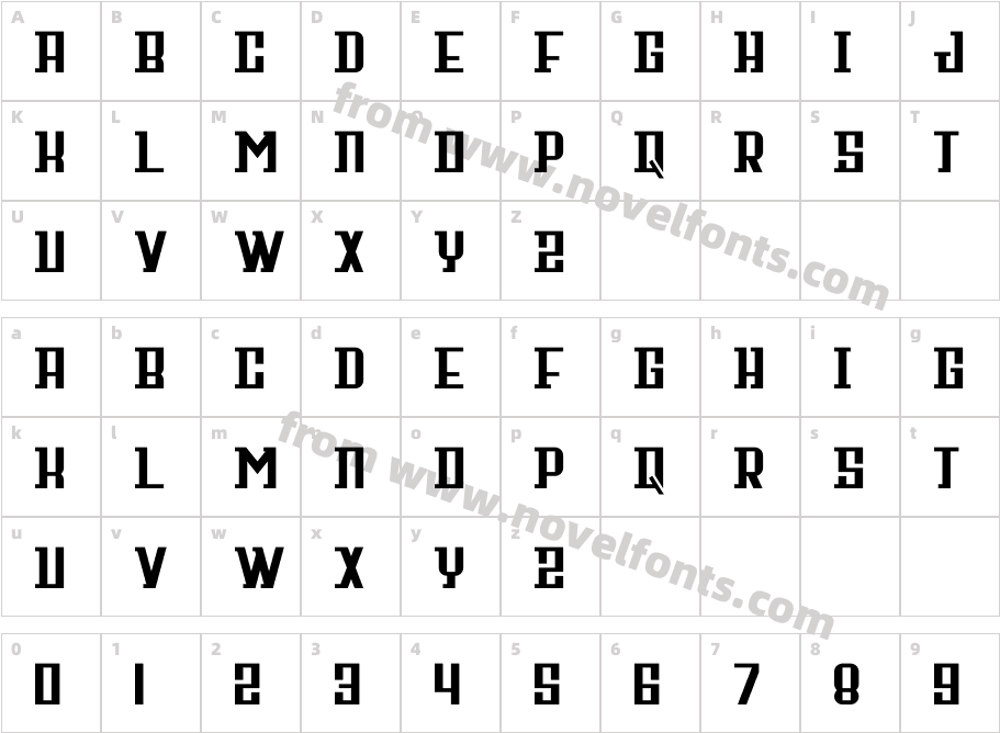 SpruceCharacter Map