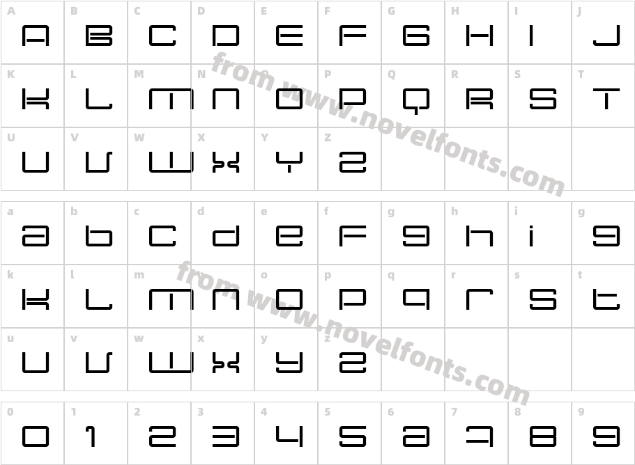 Nec plus ultraCharacter Map