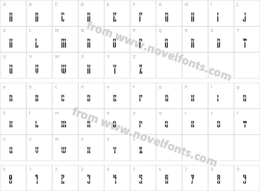 Stainless Steel TextureCharacter Map