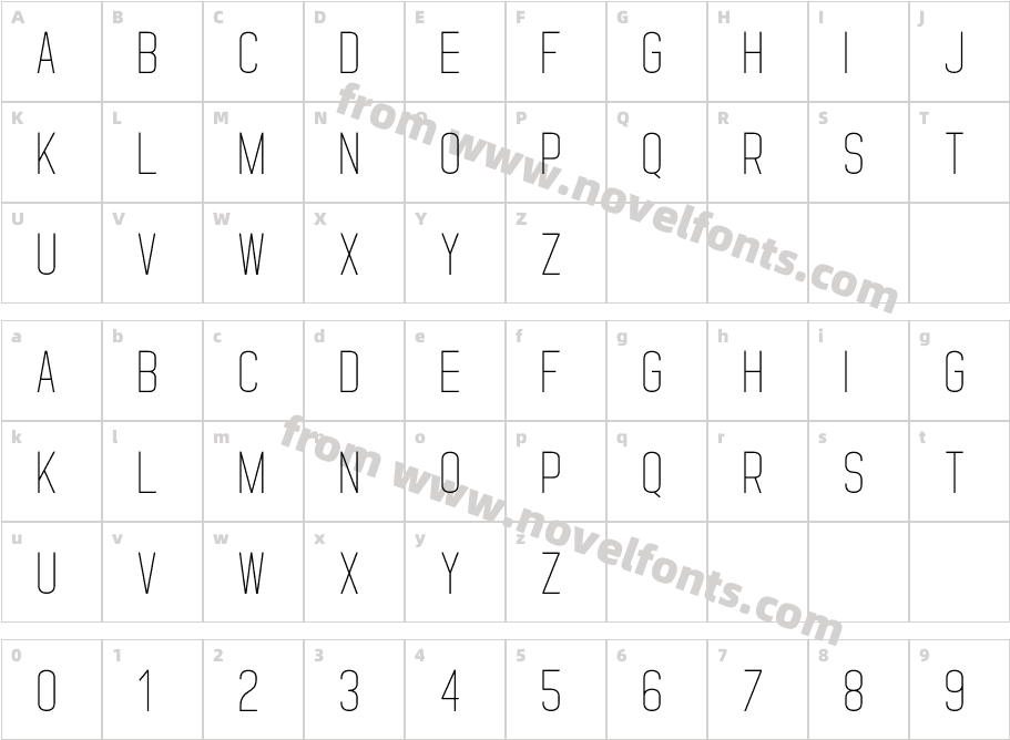 Standaris LightCharacter Map