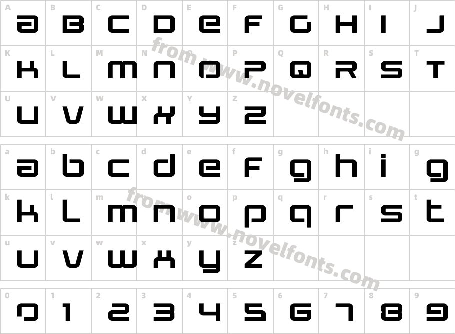 Star Eagle 2 ExpandedCharacter Map