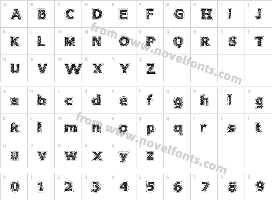 Needlework PerfectCharacter Map