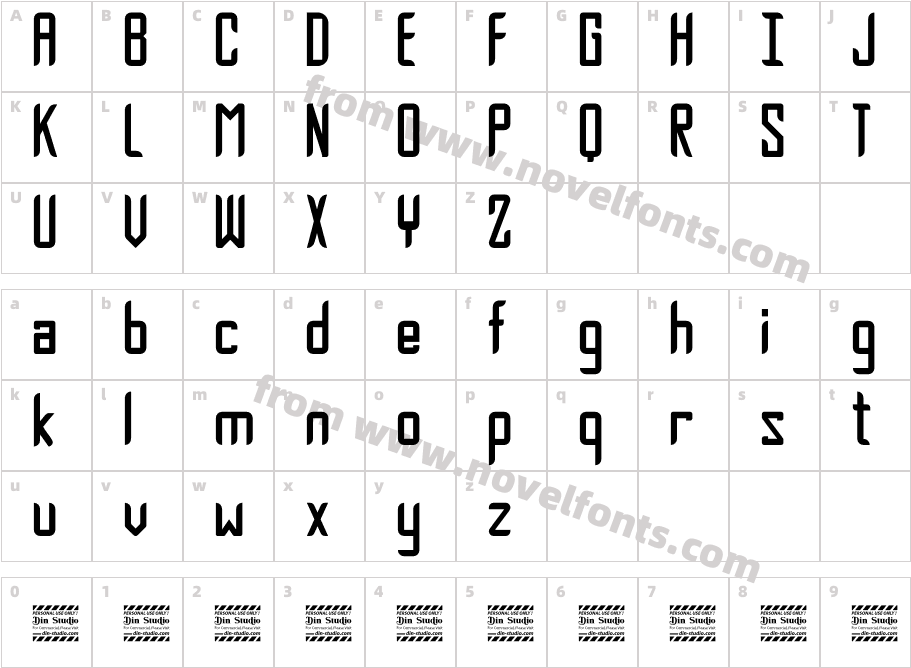 Starstone Personal UseCharacter Map