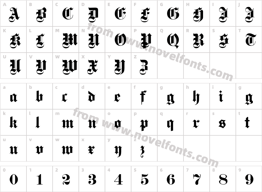 Steelplate TexturaCharacter Map